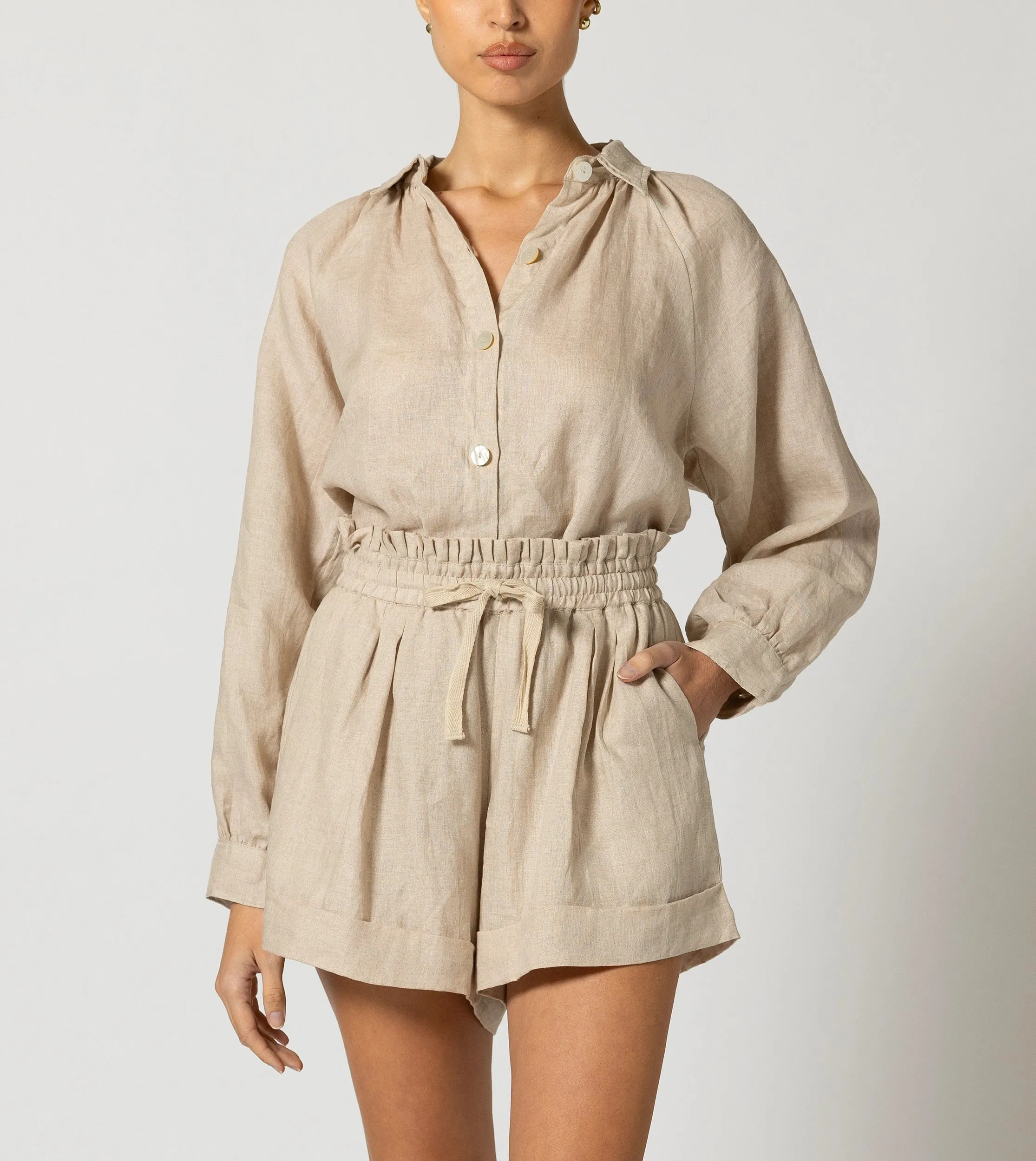 Gretek Short | Oatmeal