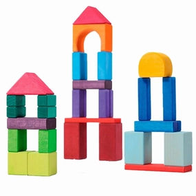 GRIMMS Blocks 30 Colored Geo-Blocks