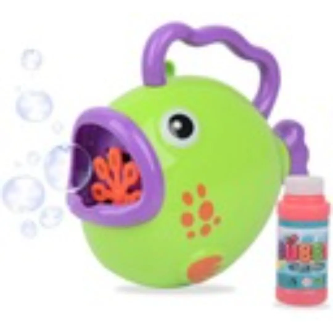 Hand Cranked Fish Bubble Machine Toy Bubble Maker Toys