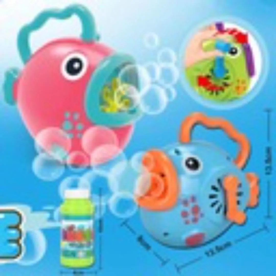 Hand Cranked Fish Bubble Machine Toy Bubble Maker Toys