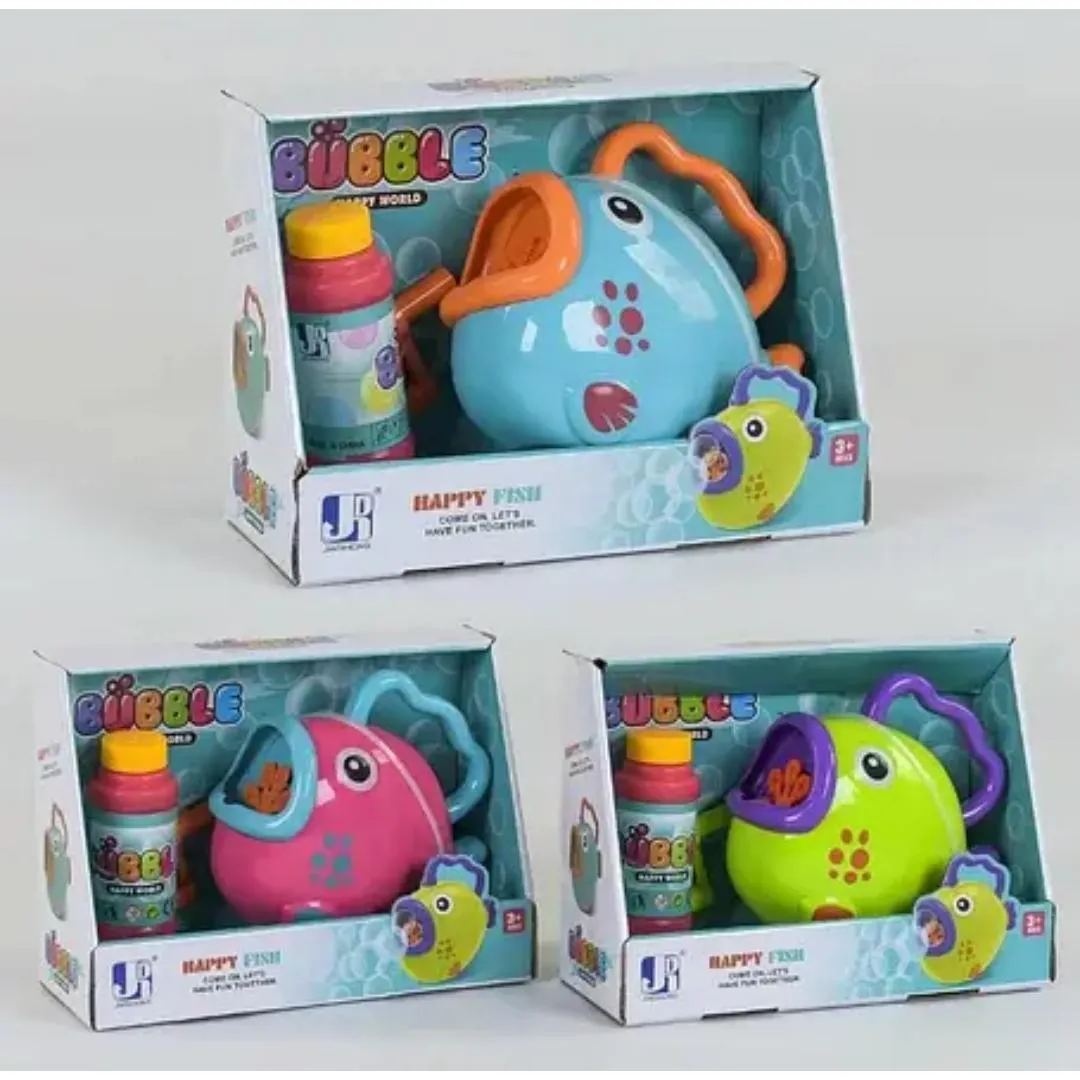 Hand Cranked Fish Bubble Machine Toy Bubble Maker Toys