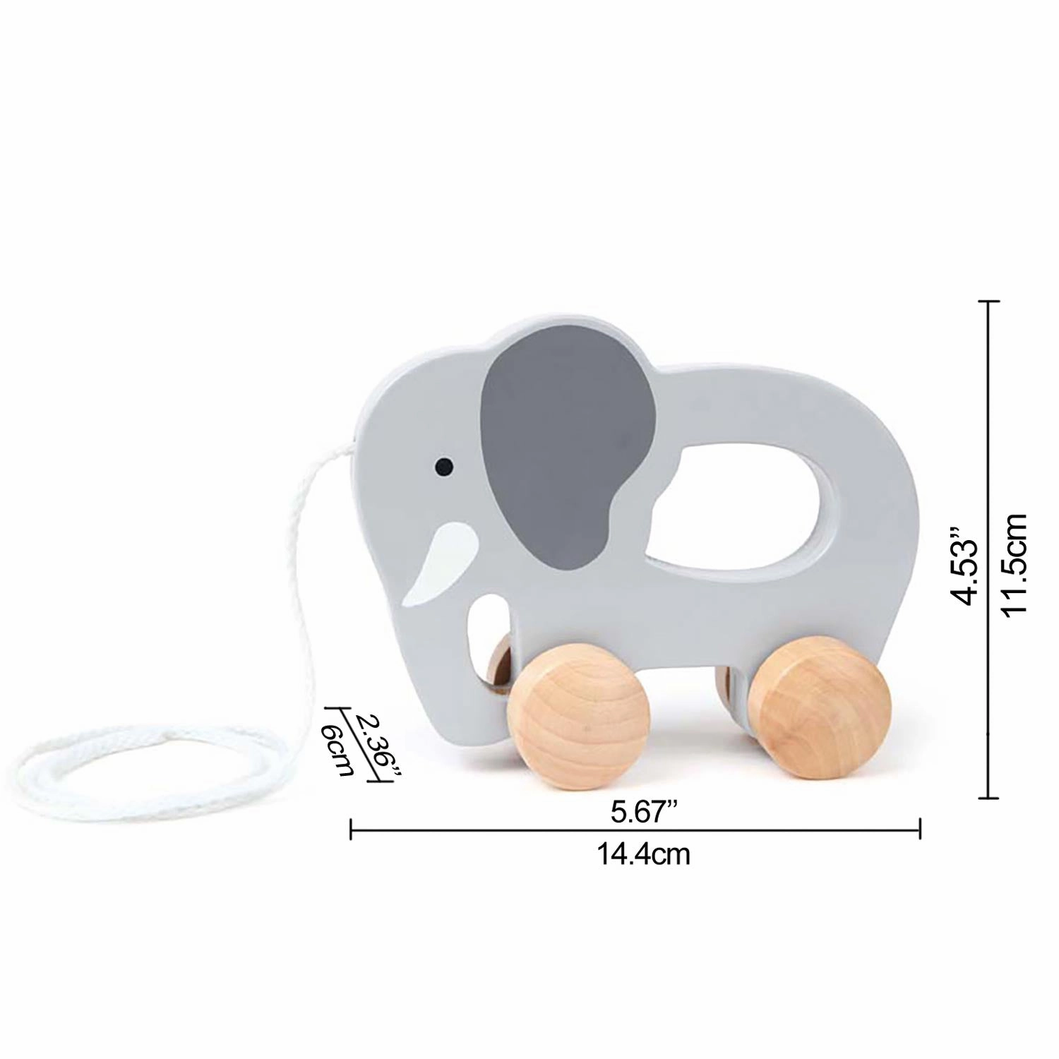 Hape Elephant Push & Pull