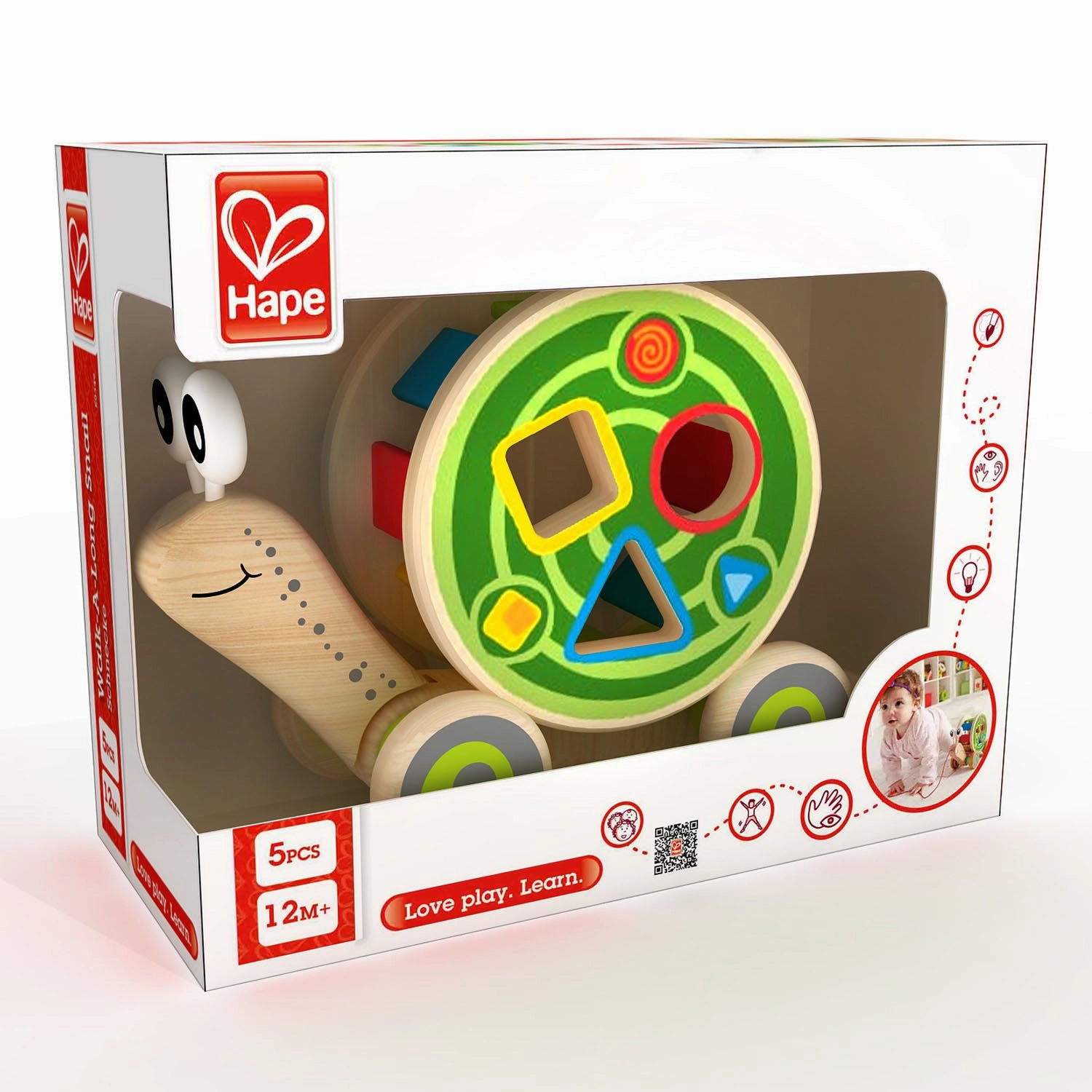 Hape Walk-A-Long Snail
