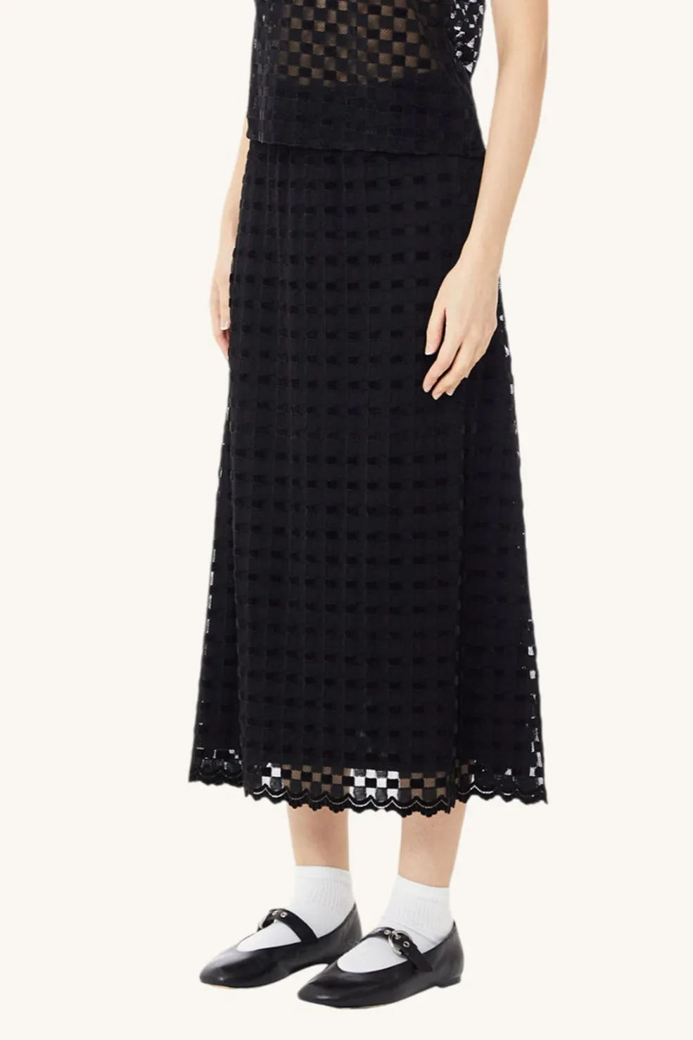 Harmony Checkered Skirt