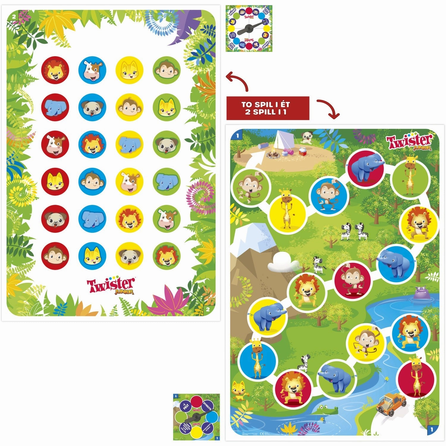 Hasbro Gaming Twister Junior DK/NO