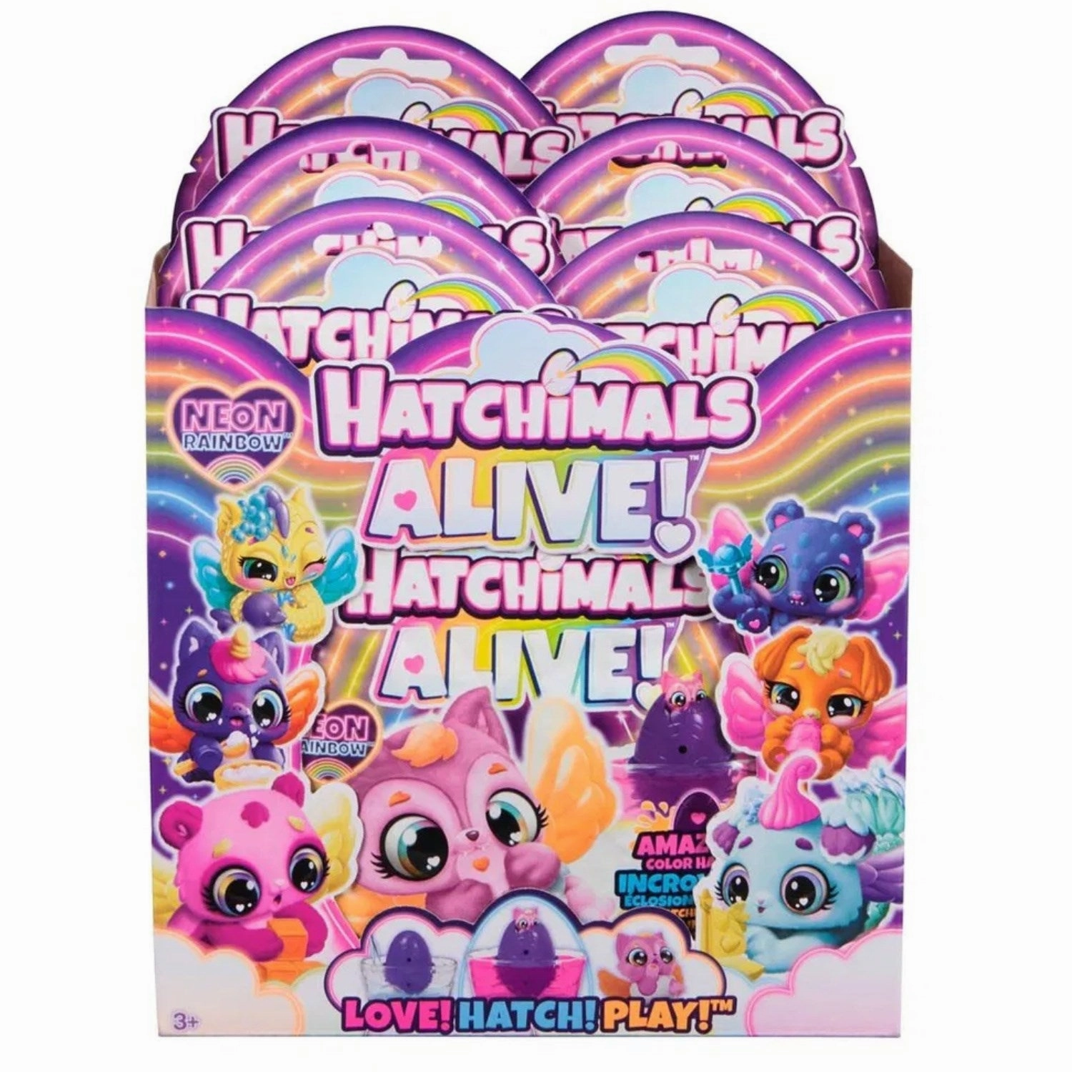 Hatchimals Alive Neon Rainbow 1 Pack Asst.