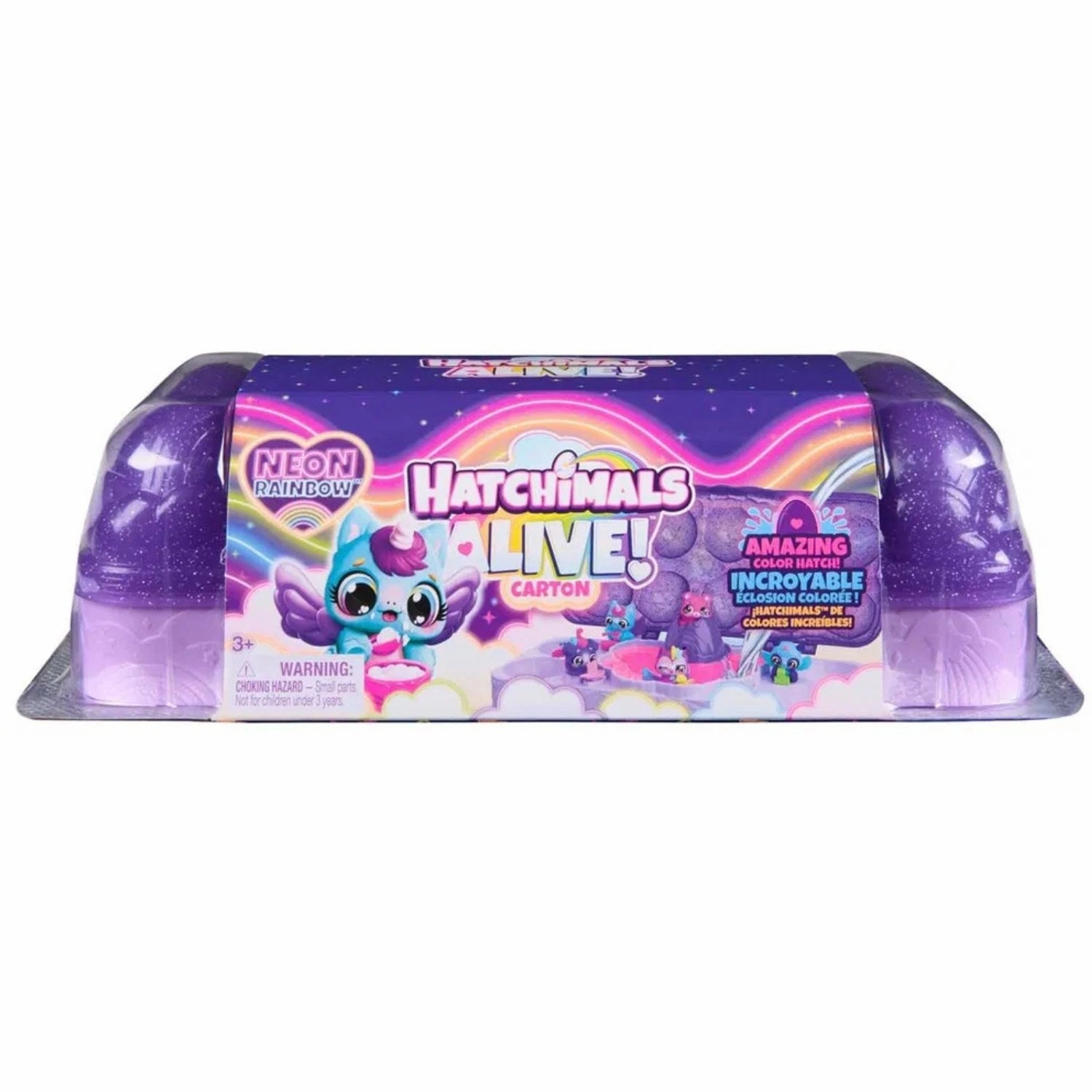 Hatchimals Alive Neon Rainbow Carton