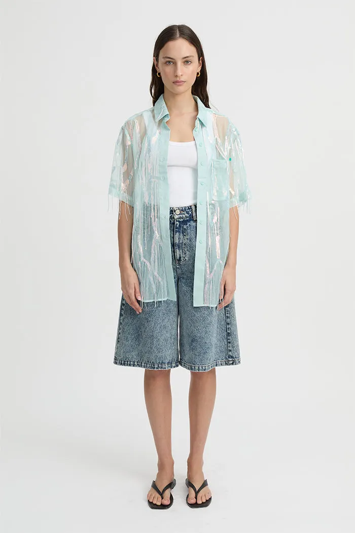 Hazel Shirt Turquoise