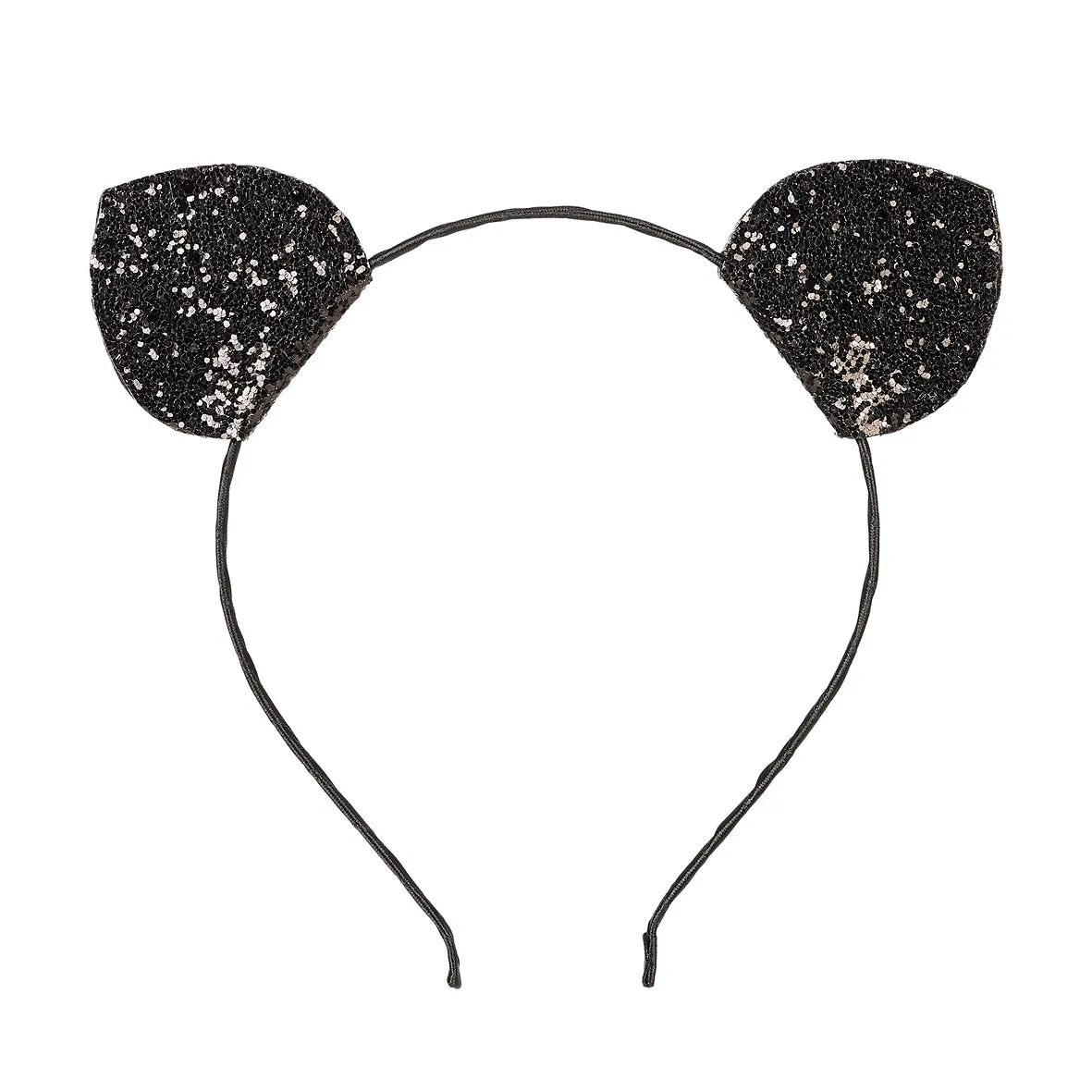 Headband - Mireille - Black Sequined Ears