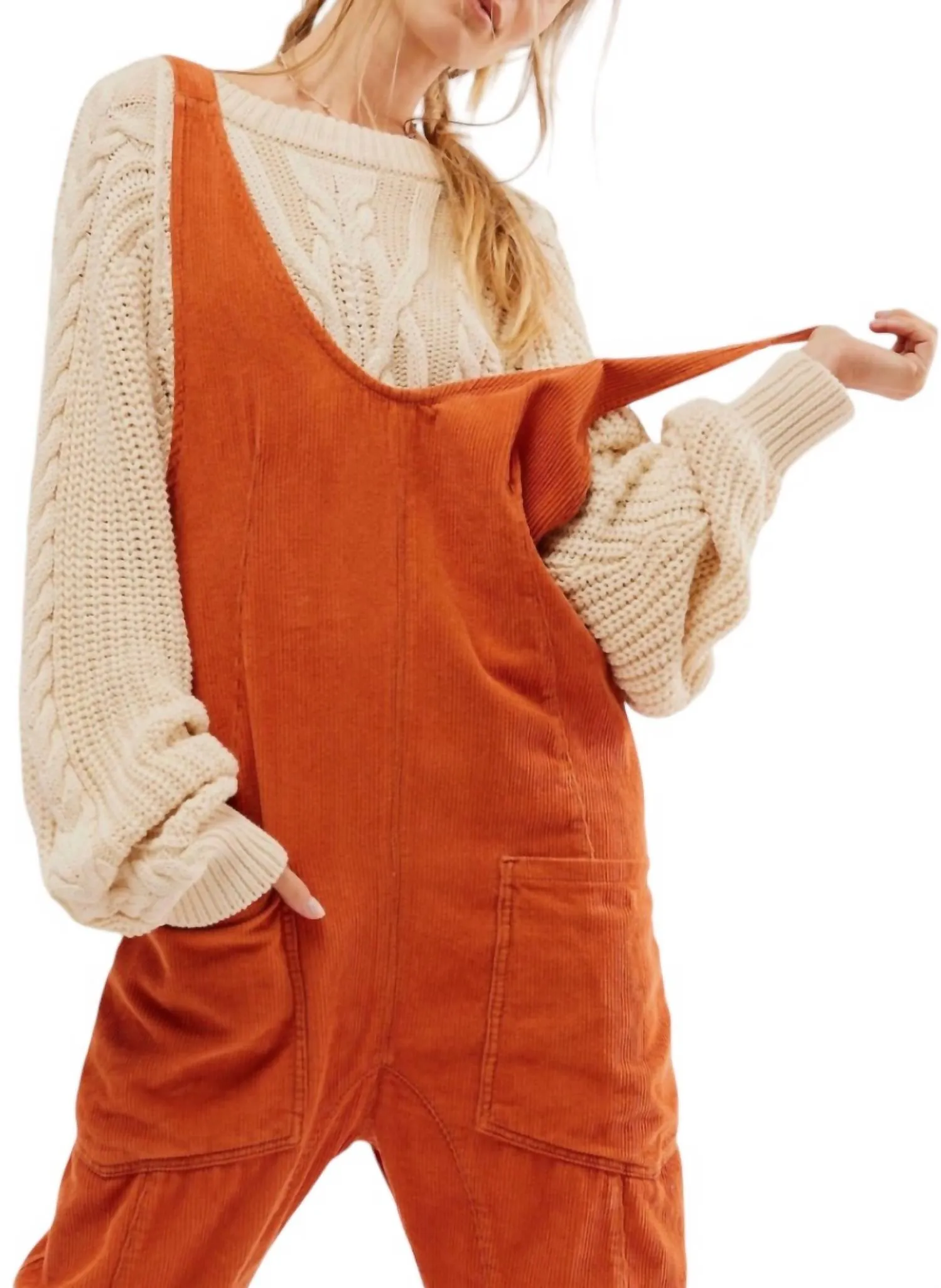 High Roller Cord Jumpsuit