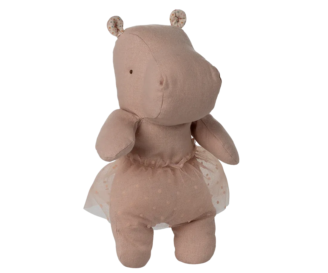 Hippo W/Skirt - Soft Rose