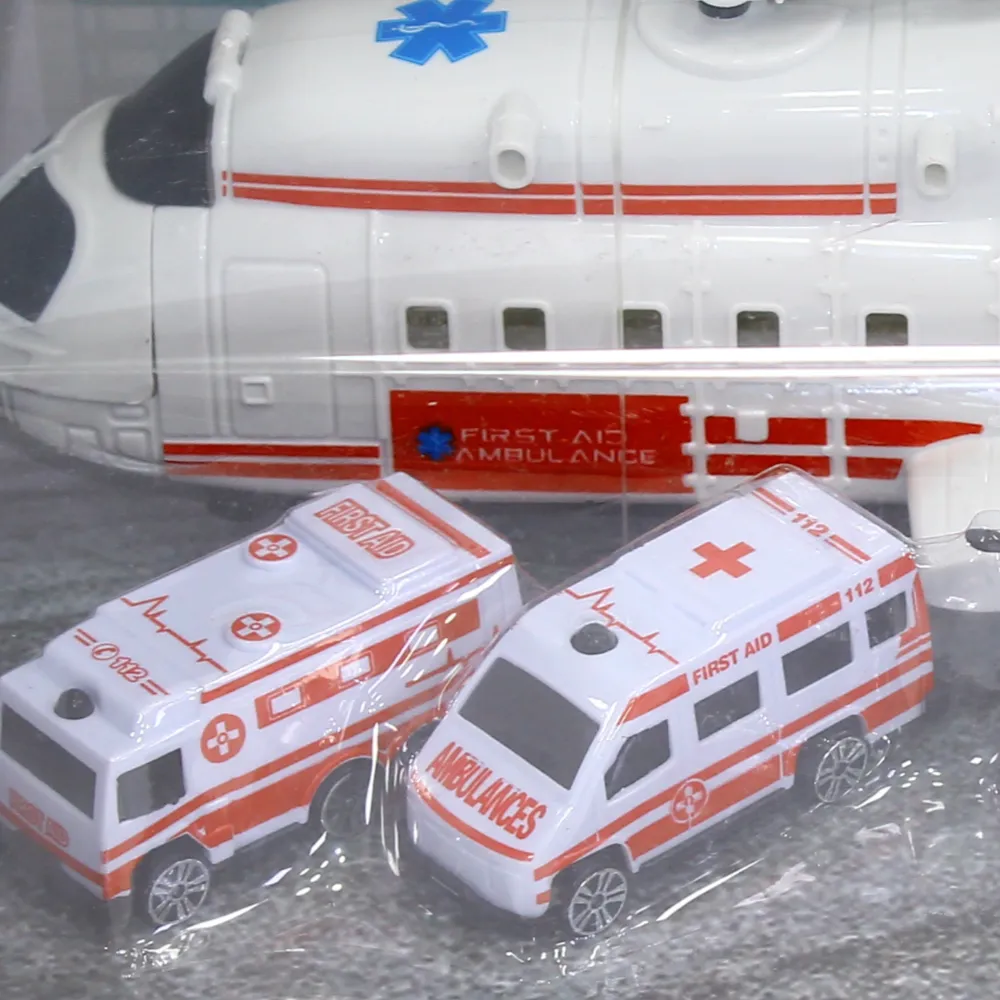 Hospital Helicopter Rescue Play Set
