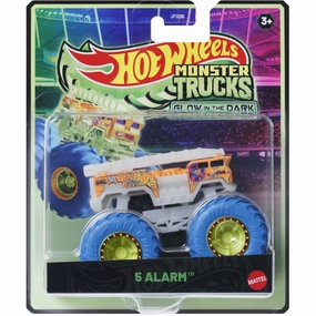 Hot Wheels Monster Trucks 1:64 Glow-In-The-Dark 5 Alarm