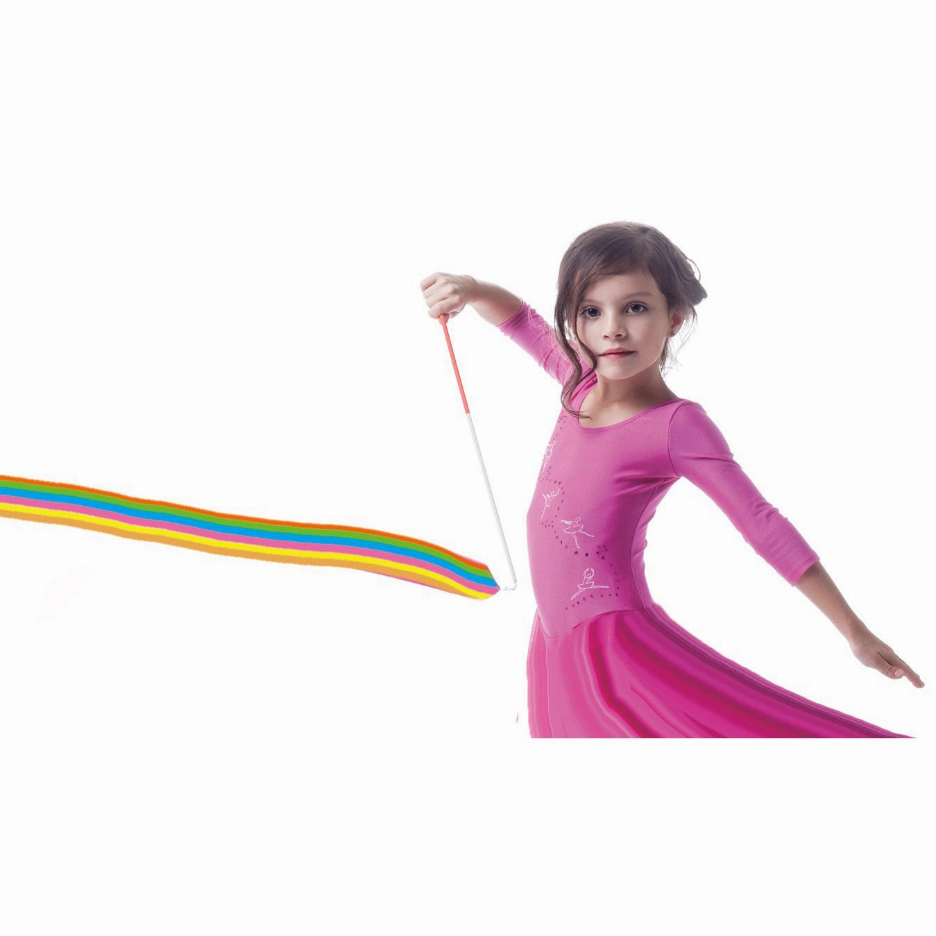 House of Marbles Rainbow Dancer Ribbon-Wand