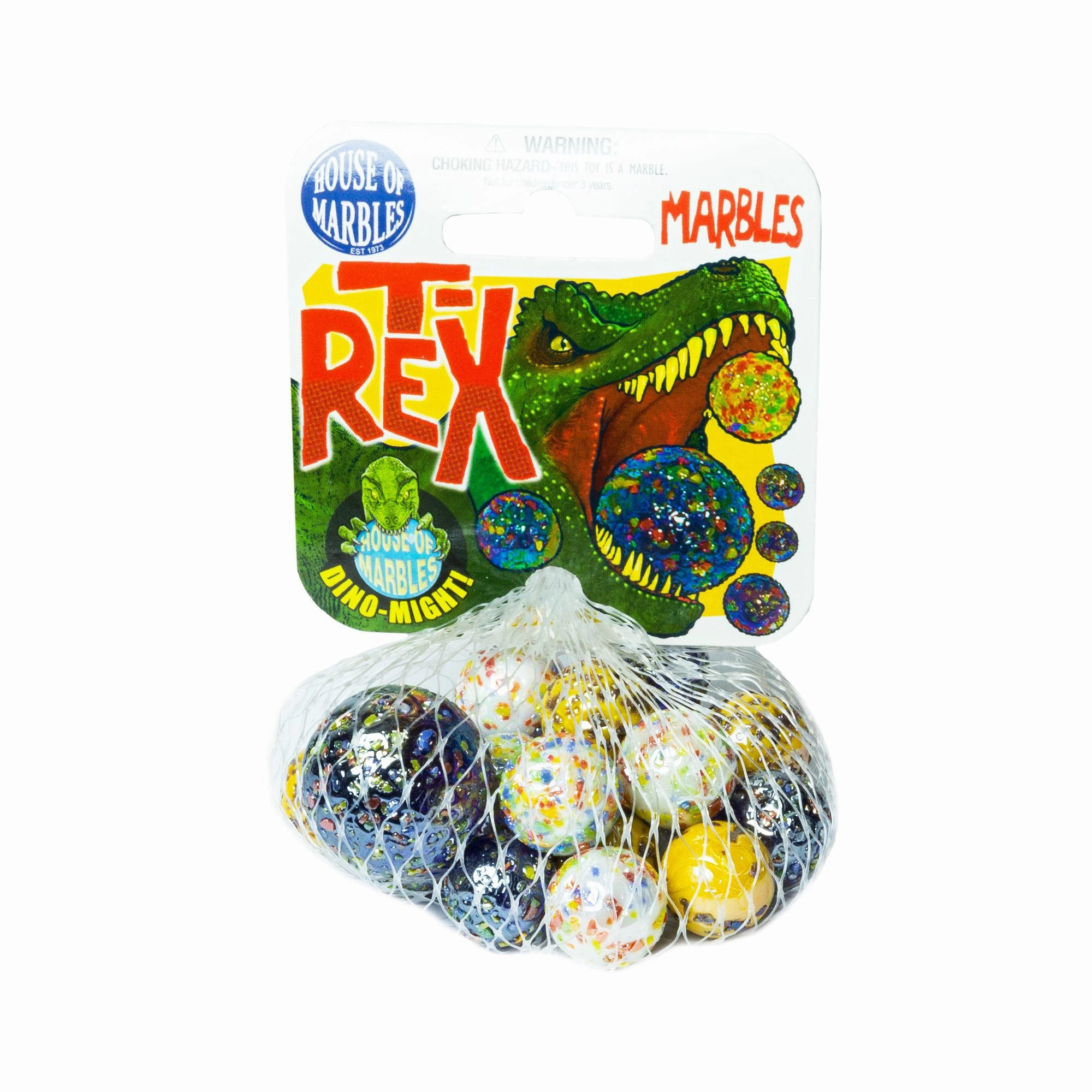 House of Marbles T-Rex Net Bag of Marbles