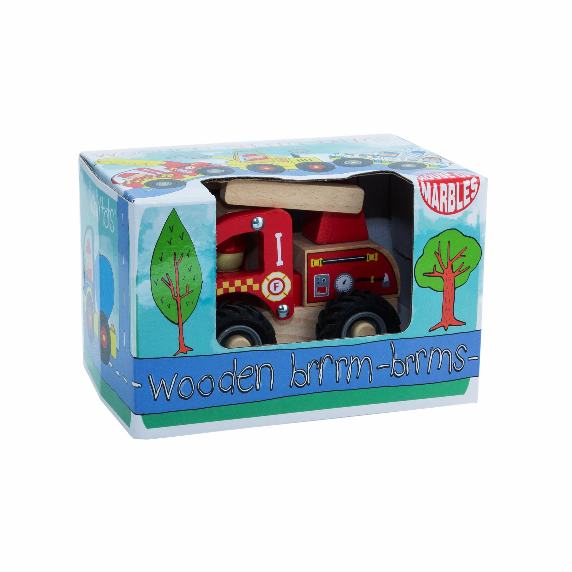House of Marbles Wooden Emergency Vehicles (1pc)