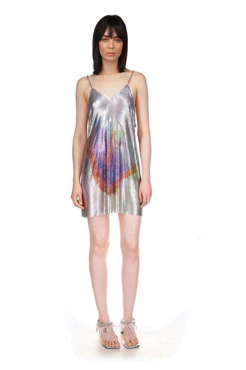 Impressionism Butterfly Chainmail Dress