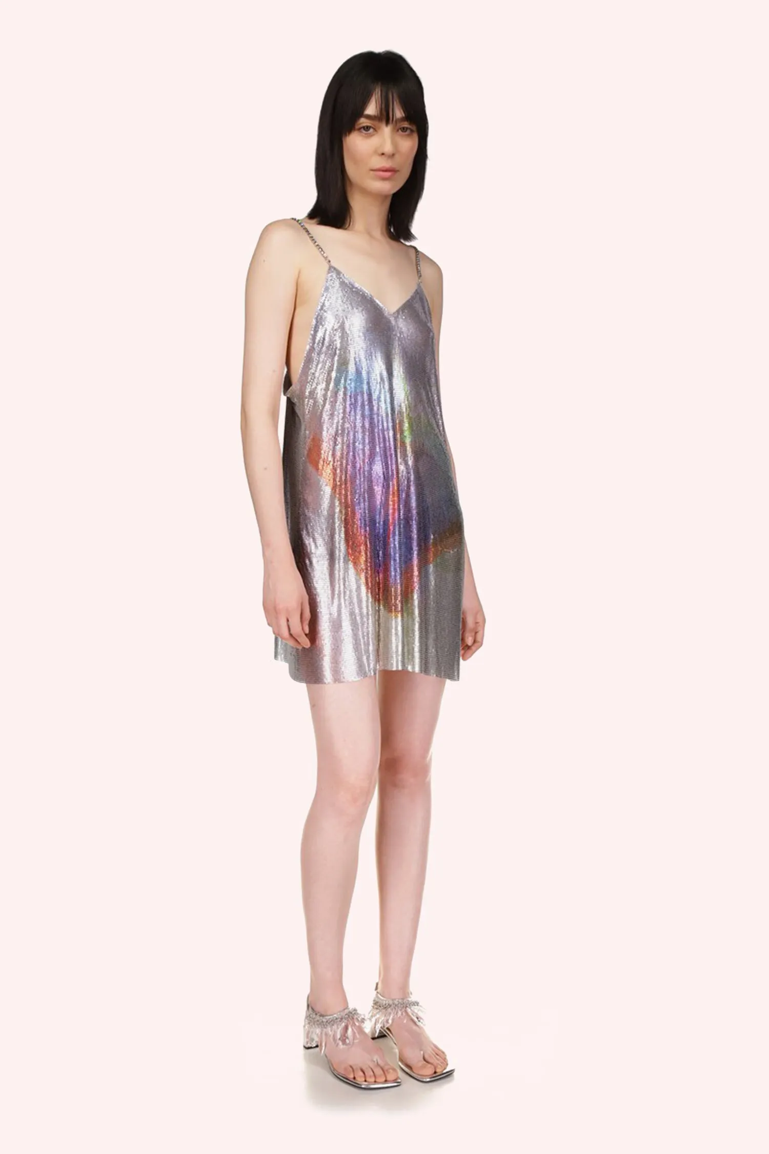 Impressionism Butterfly Chainmail Dress