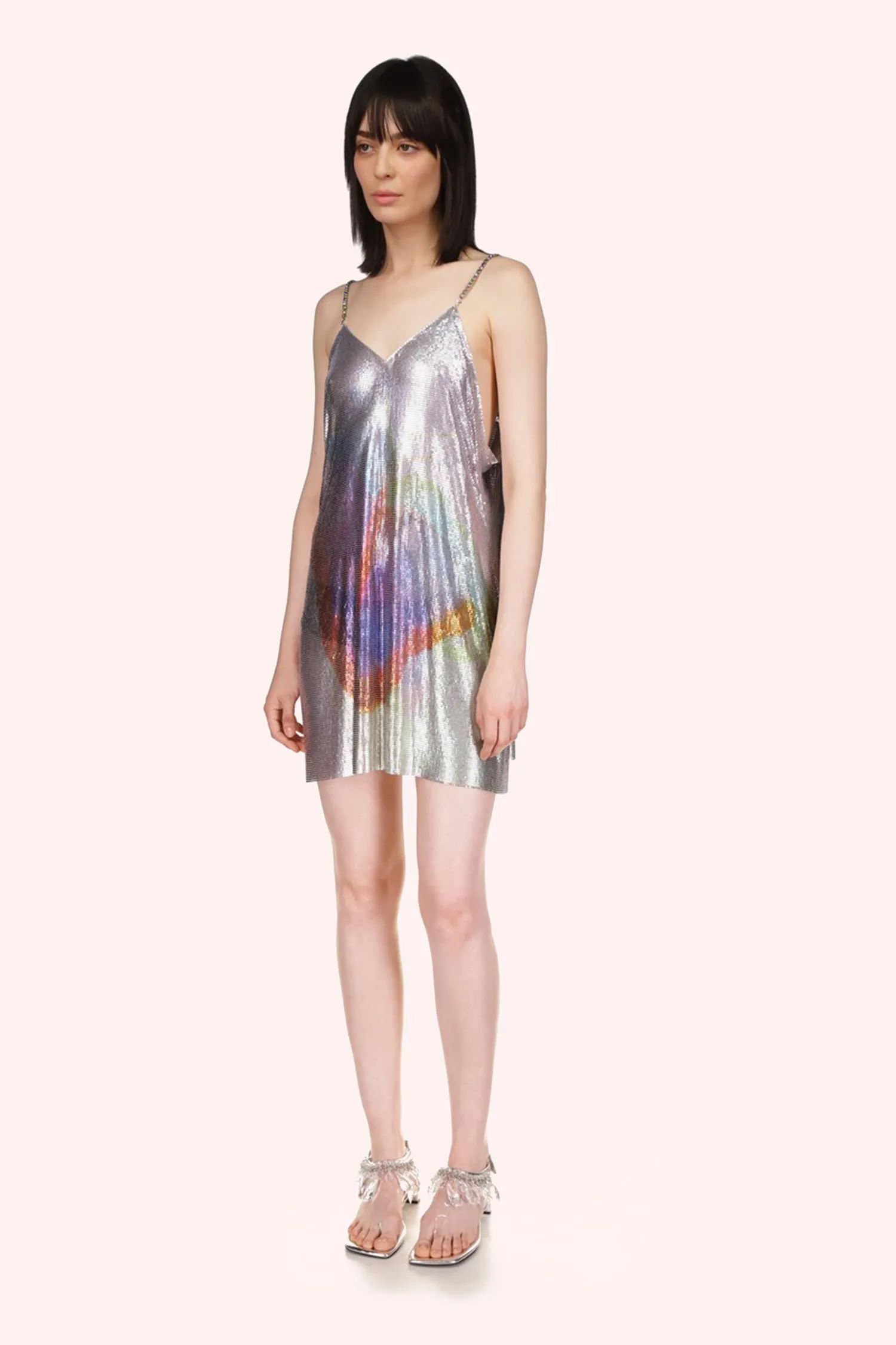 Impressionism Butterfly Chainmail Dress