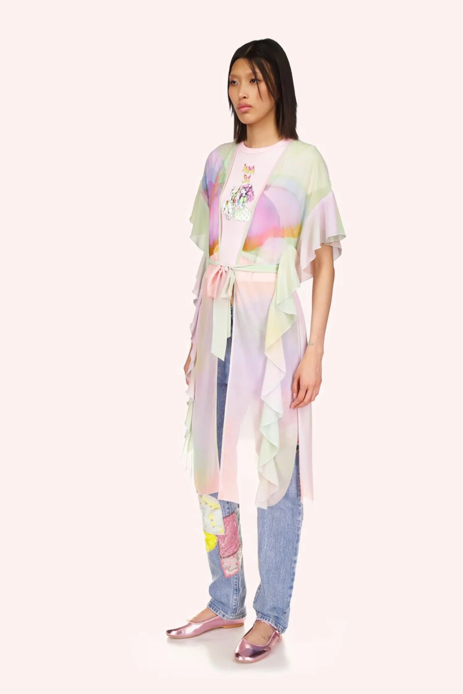 Impressionism Butterfly Kaftan