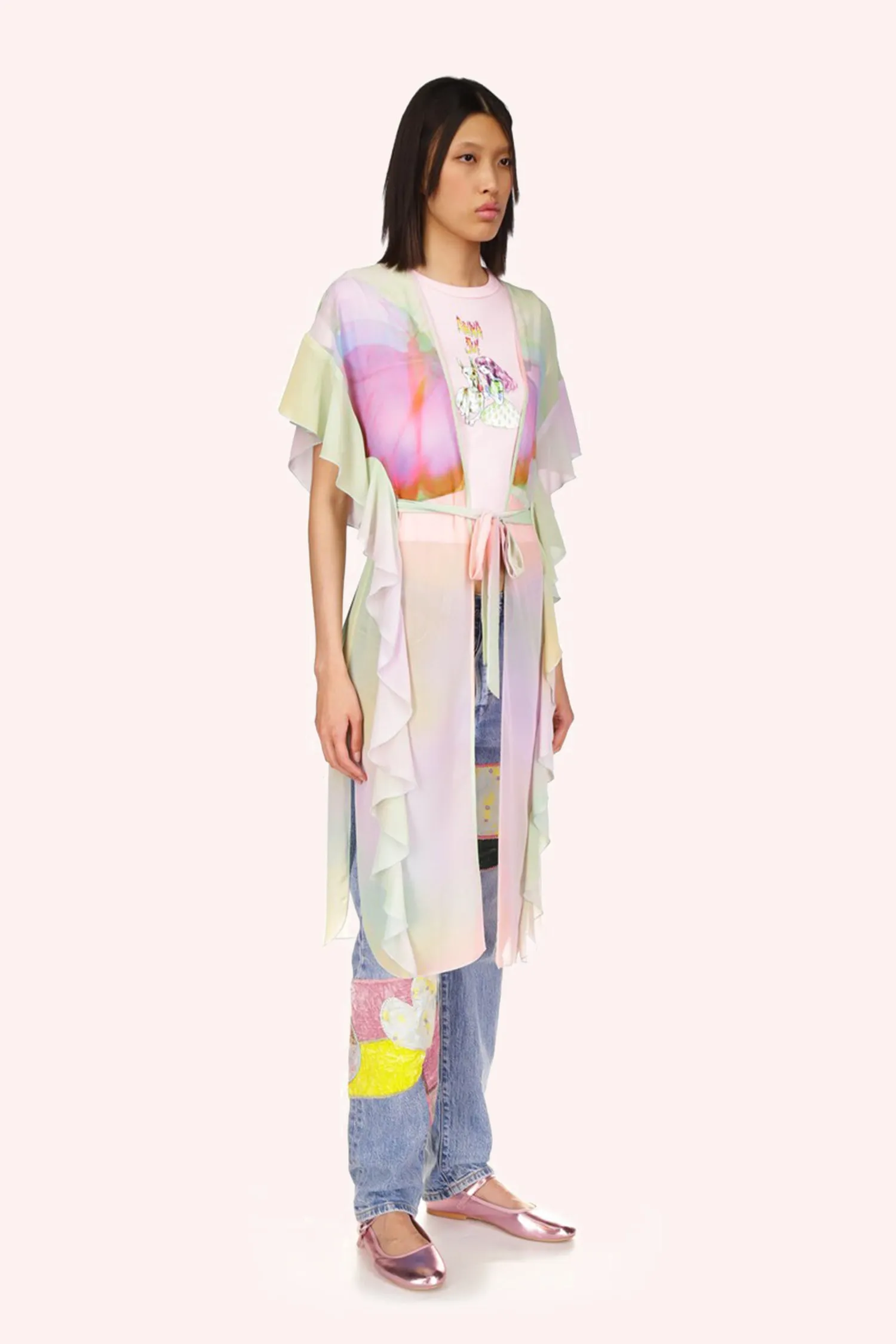 Impressionism Butterfly Kaftan