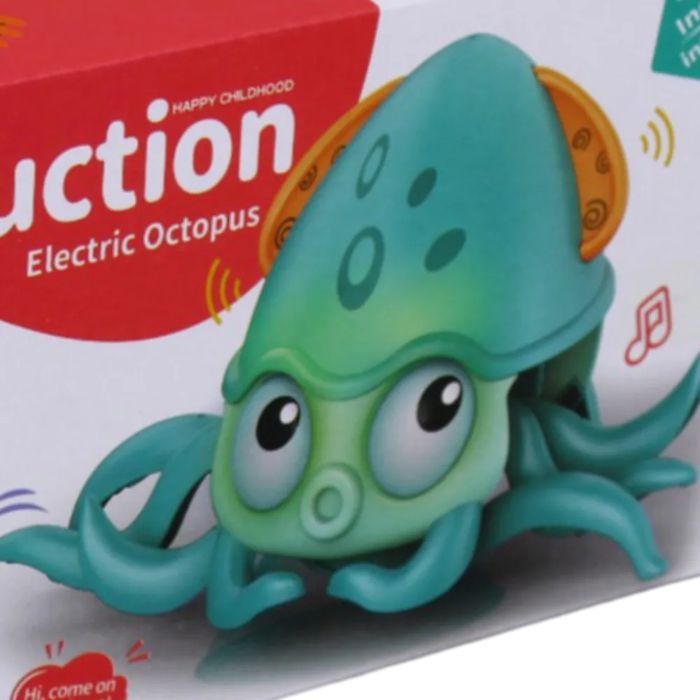 Induction Electric Octopus Toy  Interactive Musical Baby Toy