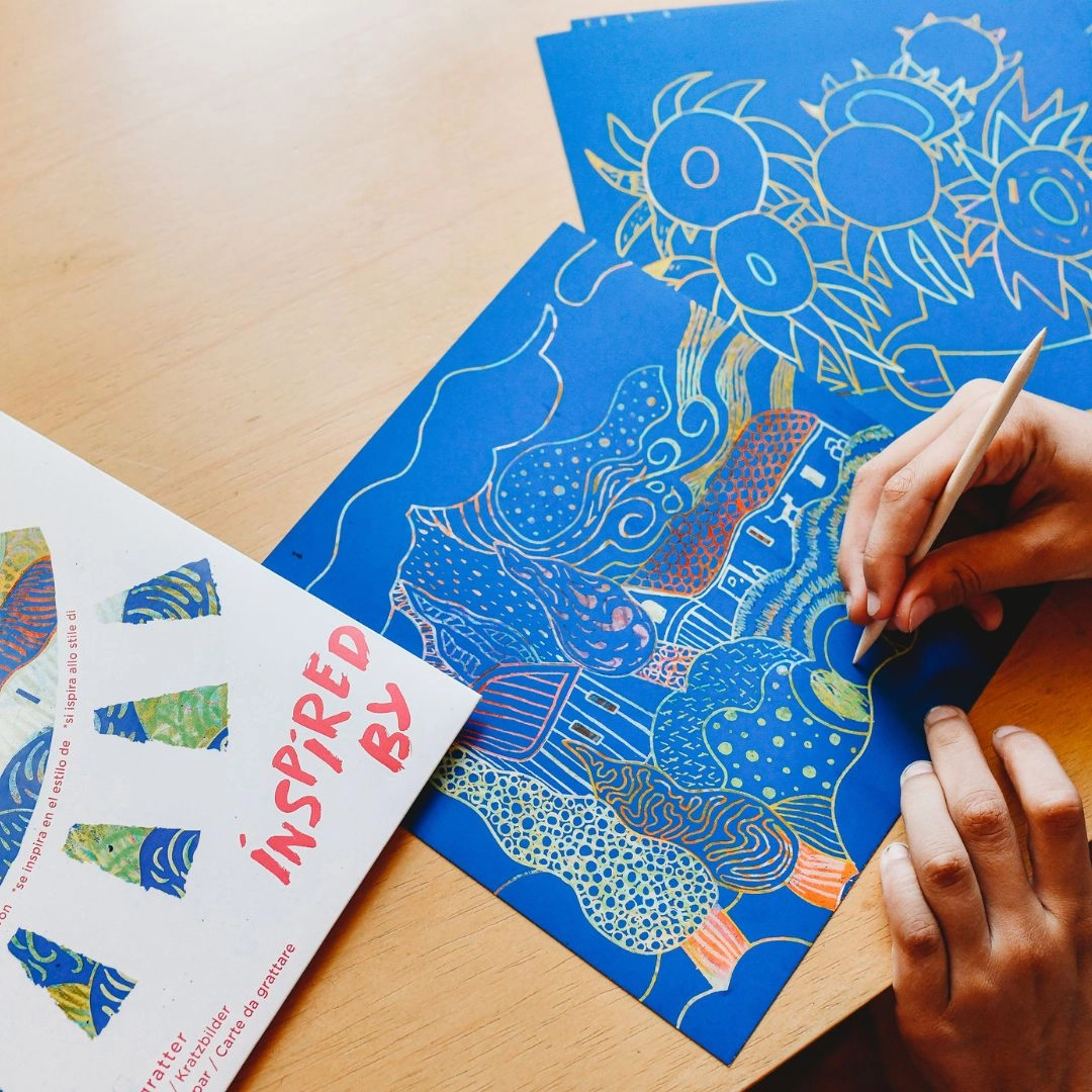 Inspired by Van Gogh Scratch Kit