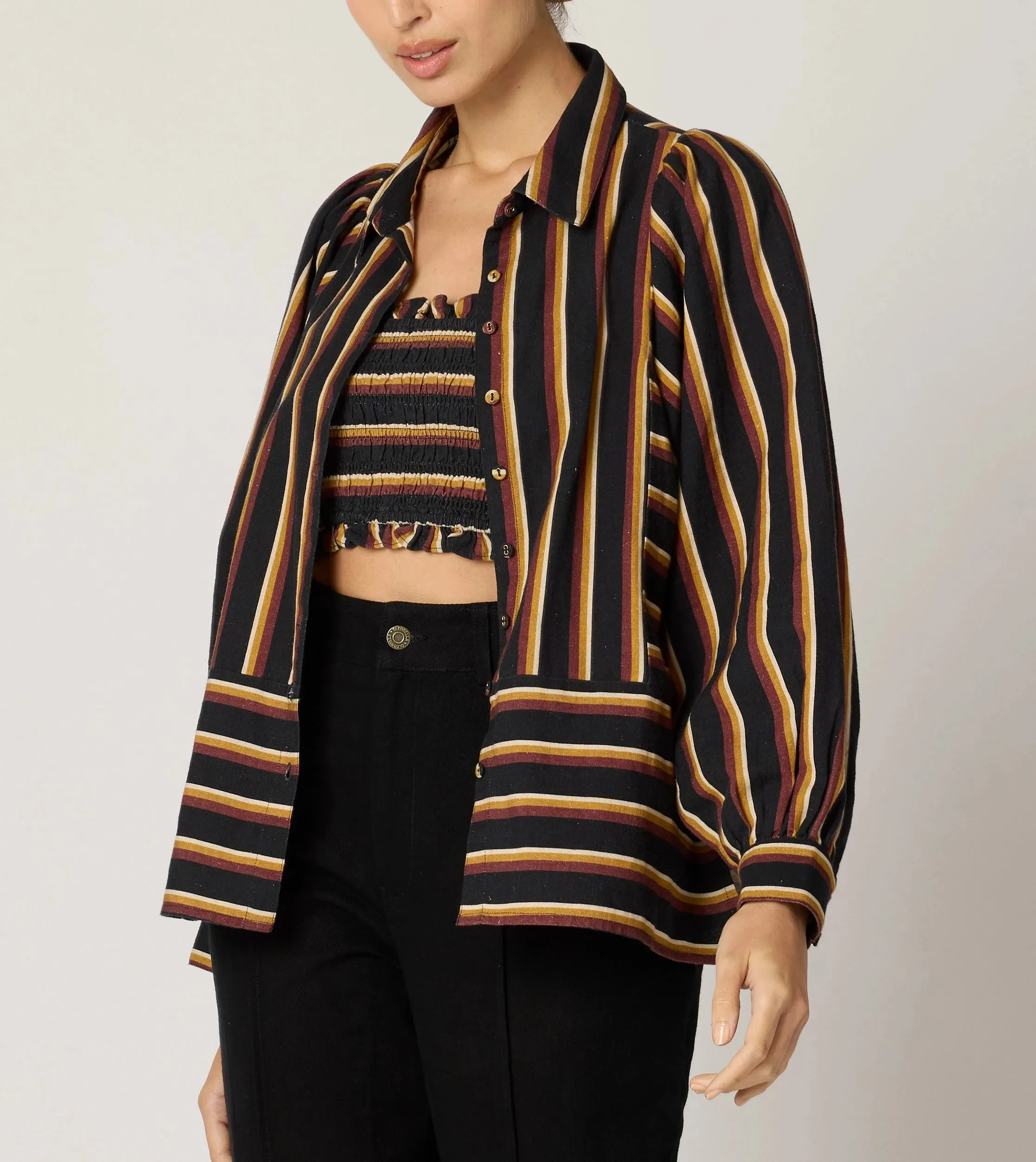 Isadora Blouse | Black Multi
