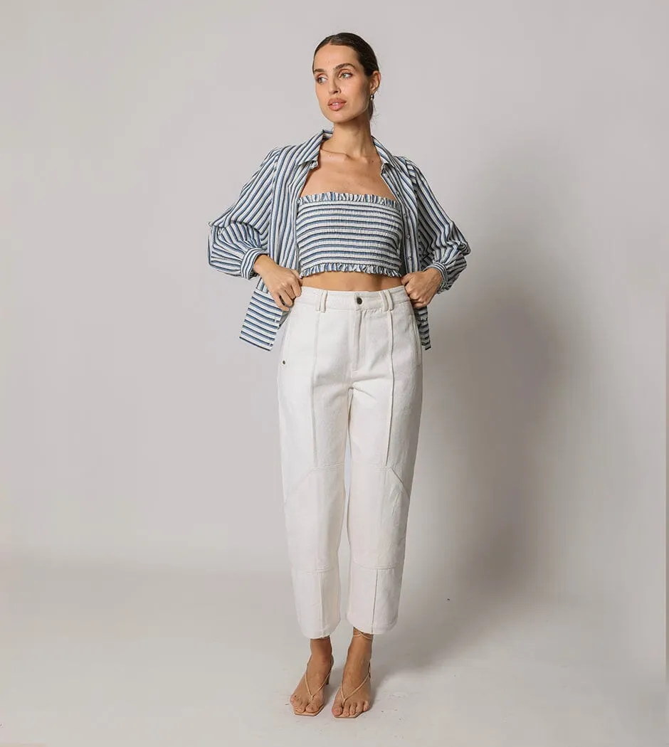 Isadora Blouse | Vintage Blue