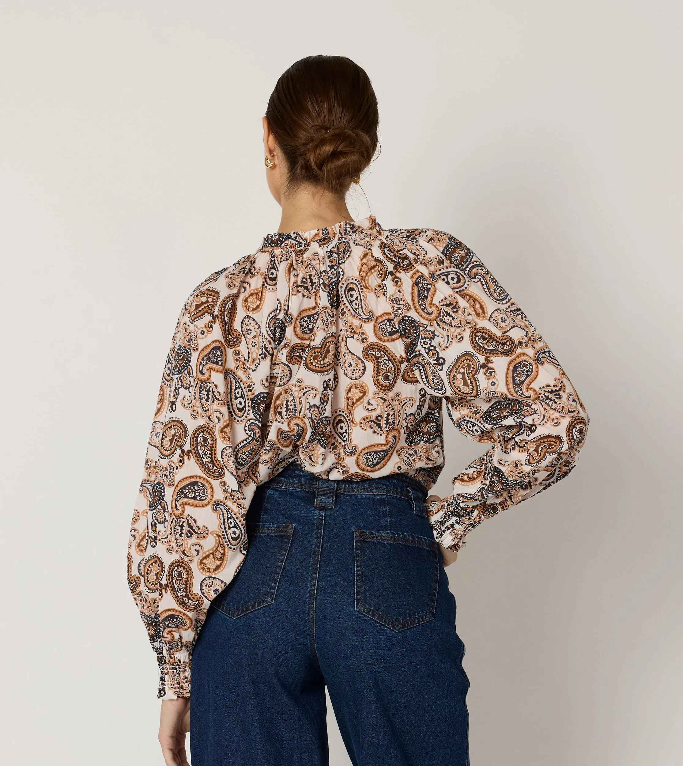 Ivy Blouse | Nutmeg Paisley