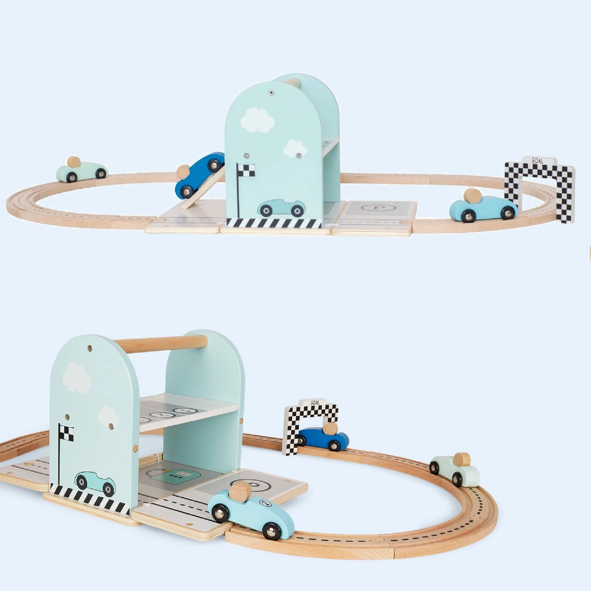 JaBaDaBaDo Toy Car Racing Track