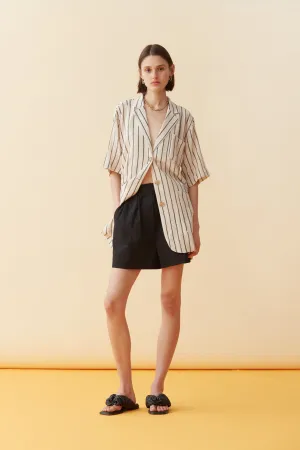 Jamie Shirt Black/Cream