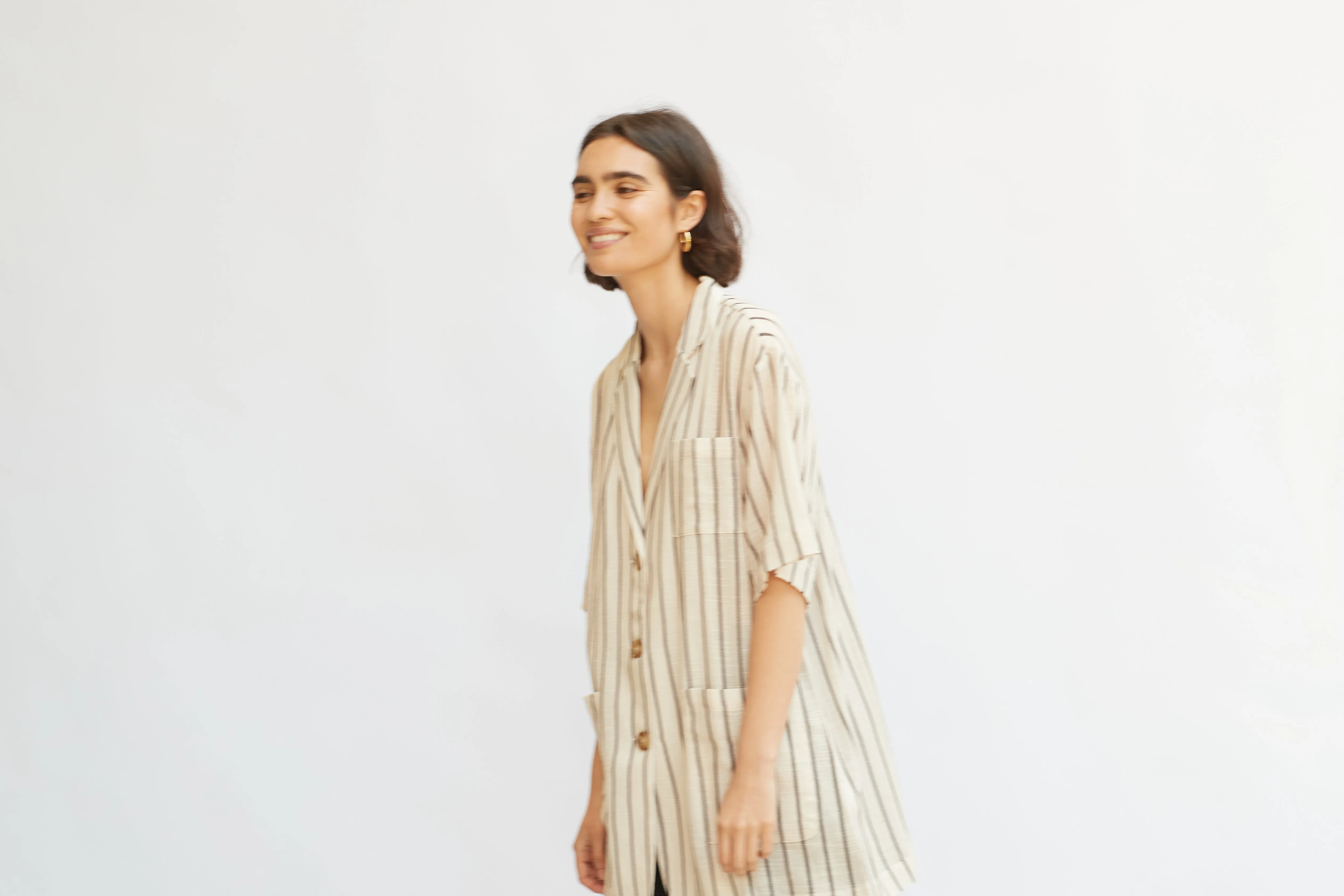 Jamie Shirt Black/Cream
