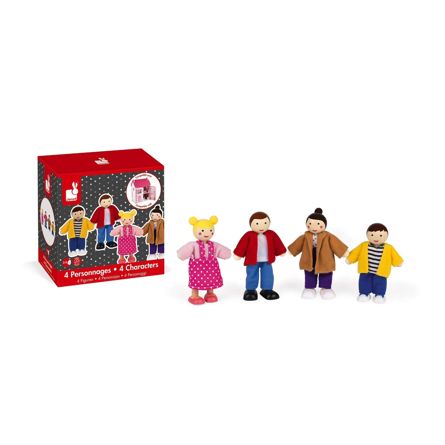 Janod Set of Characters for Doll's House