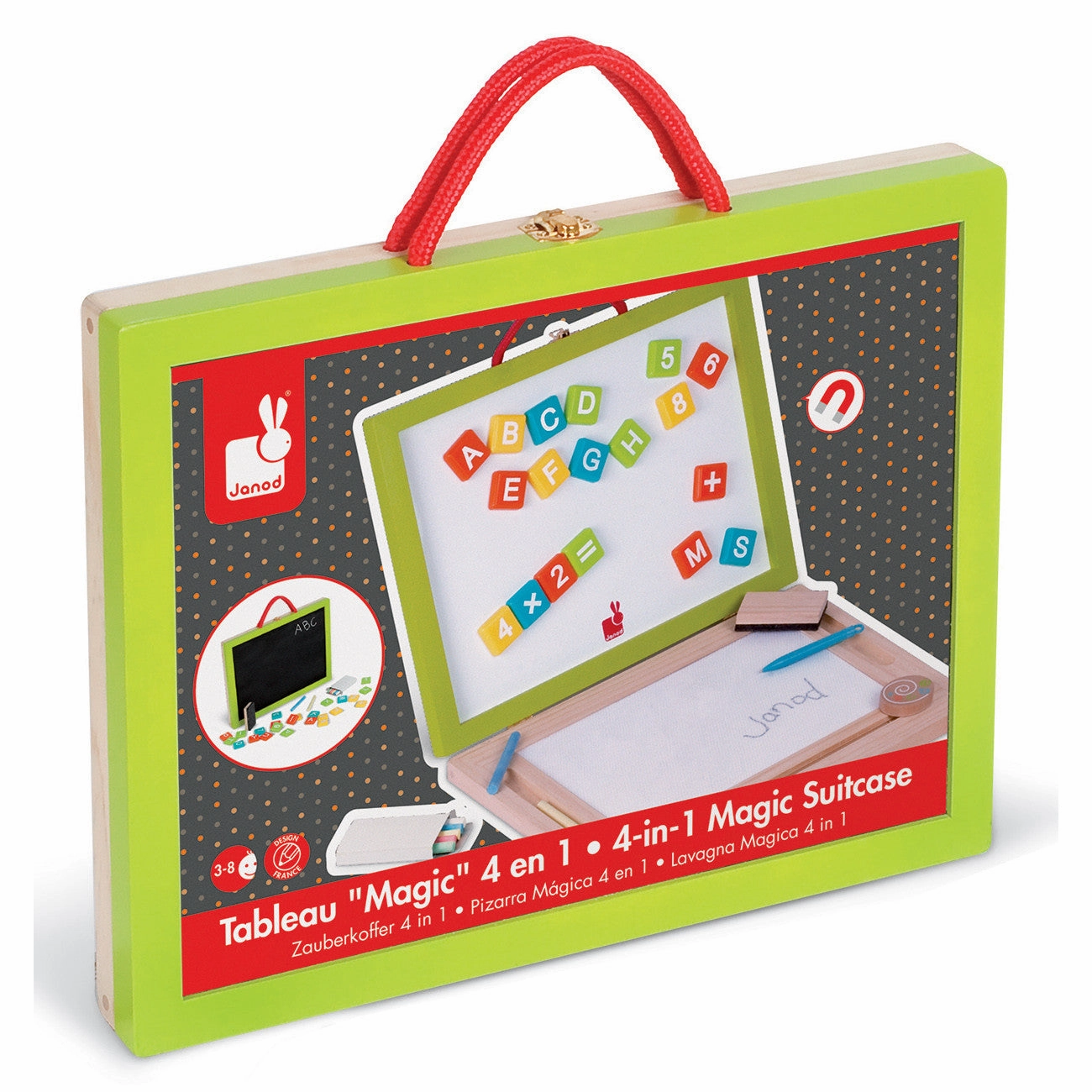 Janod 4 In 1 Magic Suitcase