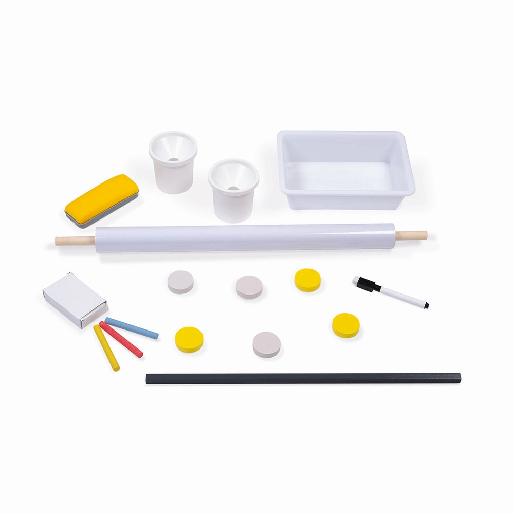Janod Adjustable Easel Grey/Yellow