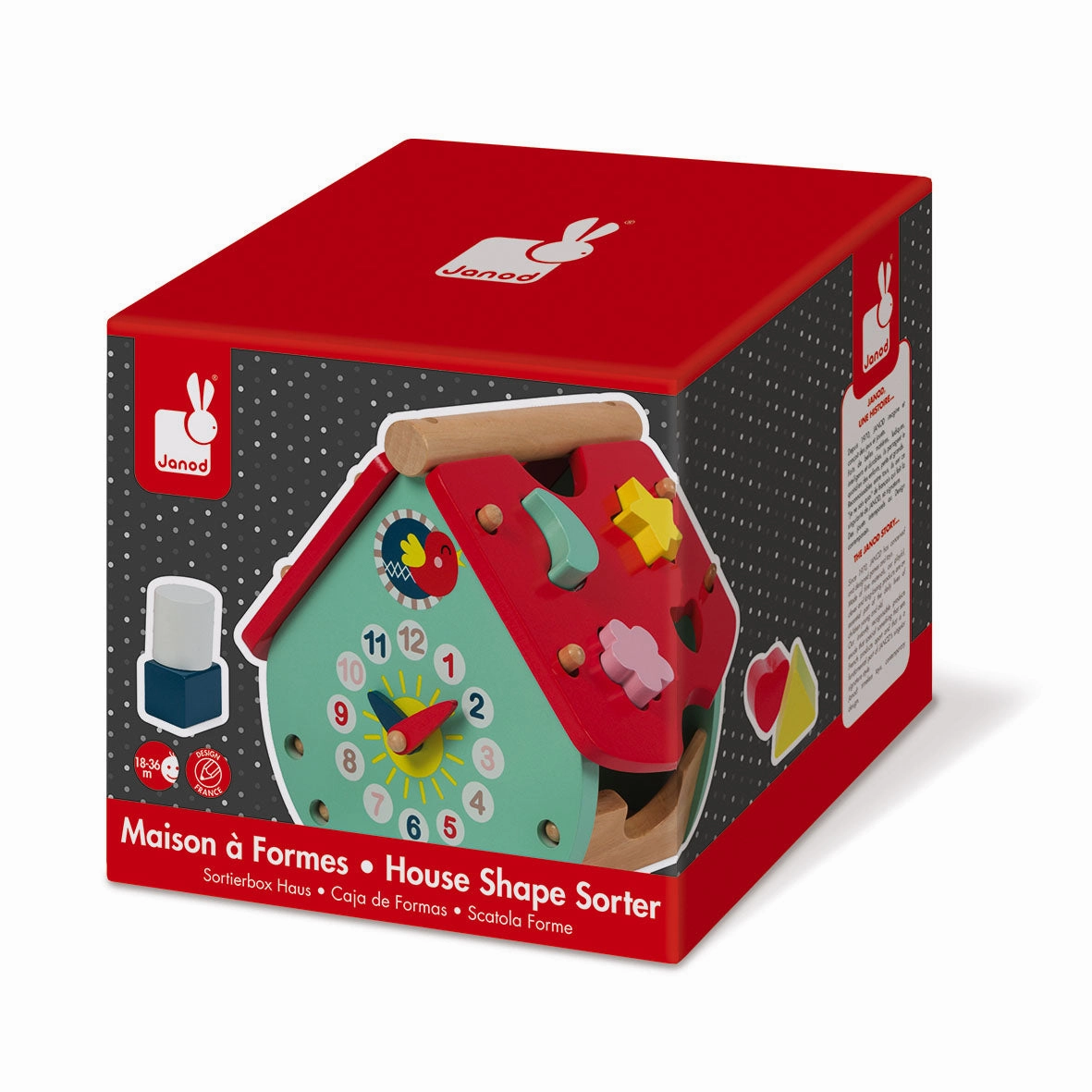 Janod Baby Forest House Shape Sorter