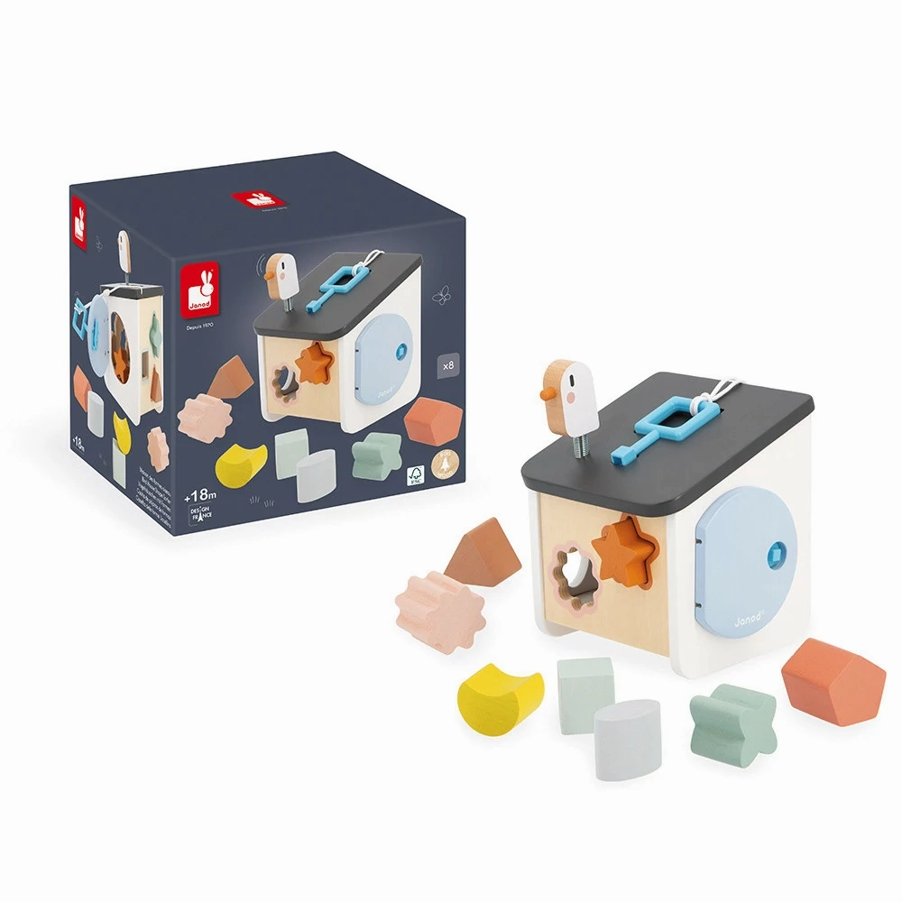 Janod Bird House Shape Sorter
