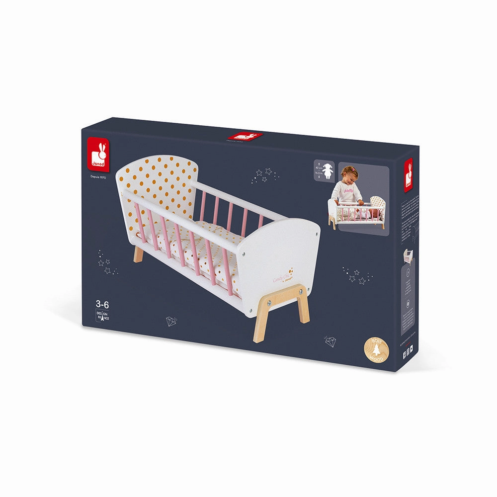 Janod Candy Chic Doll's Bed