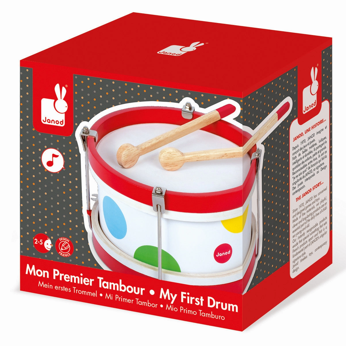 Janod Confetti Drum