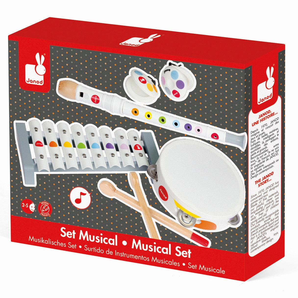 Janod Confetti Musical Set