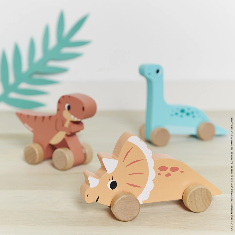 Janod Dino - Push-Along Dinos (1pc)