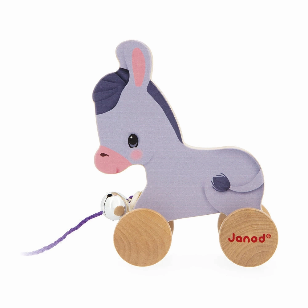 Janod Farm - Pull-Along Donkey