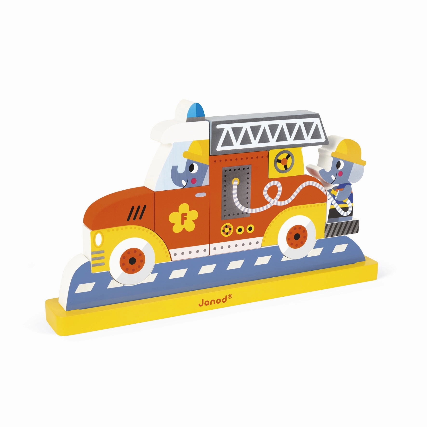 Janod Firemen Magnetic Vertical Puzzle