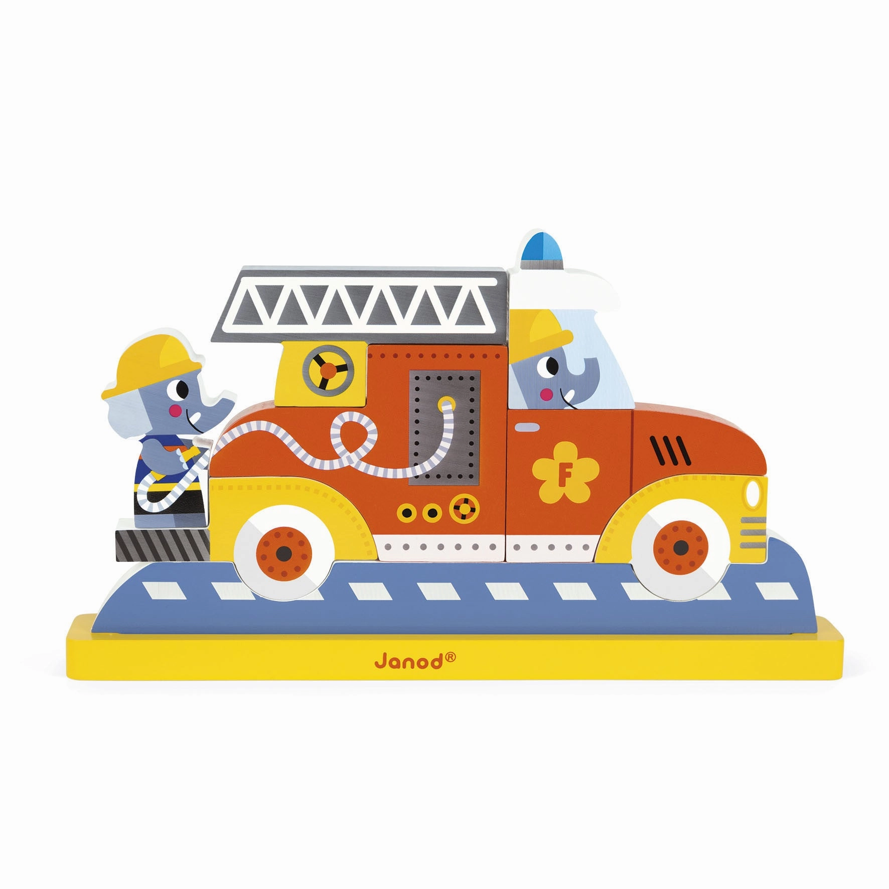 Janod Firemen Magnetic Vertical Puzzle