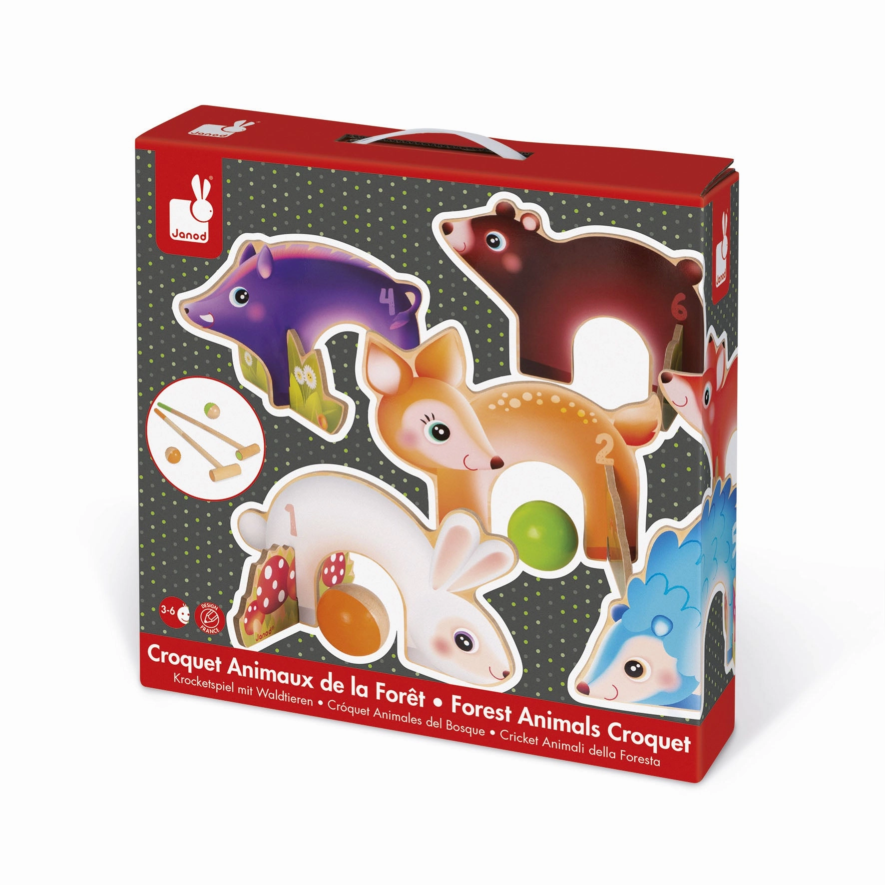 Janod Forest Animals Croquet