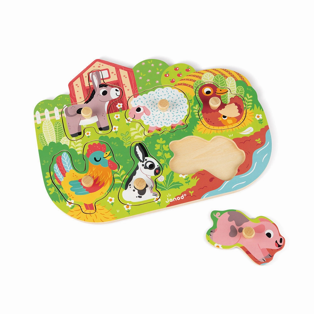 Janod Happy Farm Puzzle