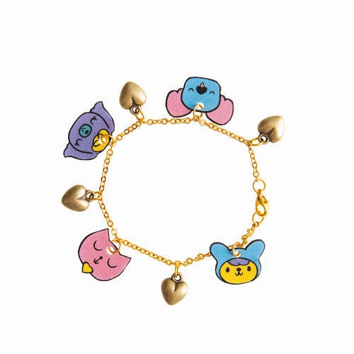 Janod Kawaii Animals Shrink Plastic Jewelry Arts and Crafts Kit