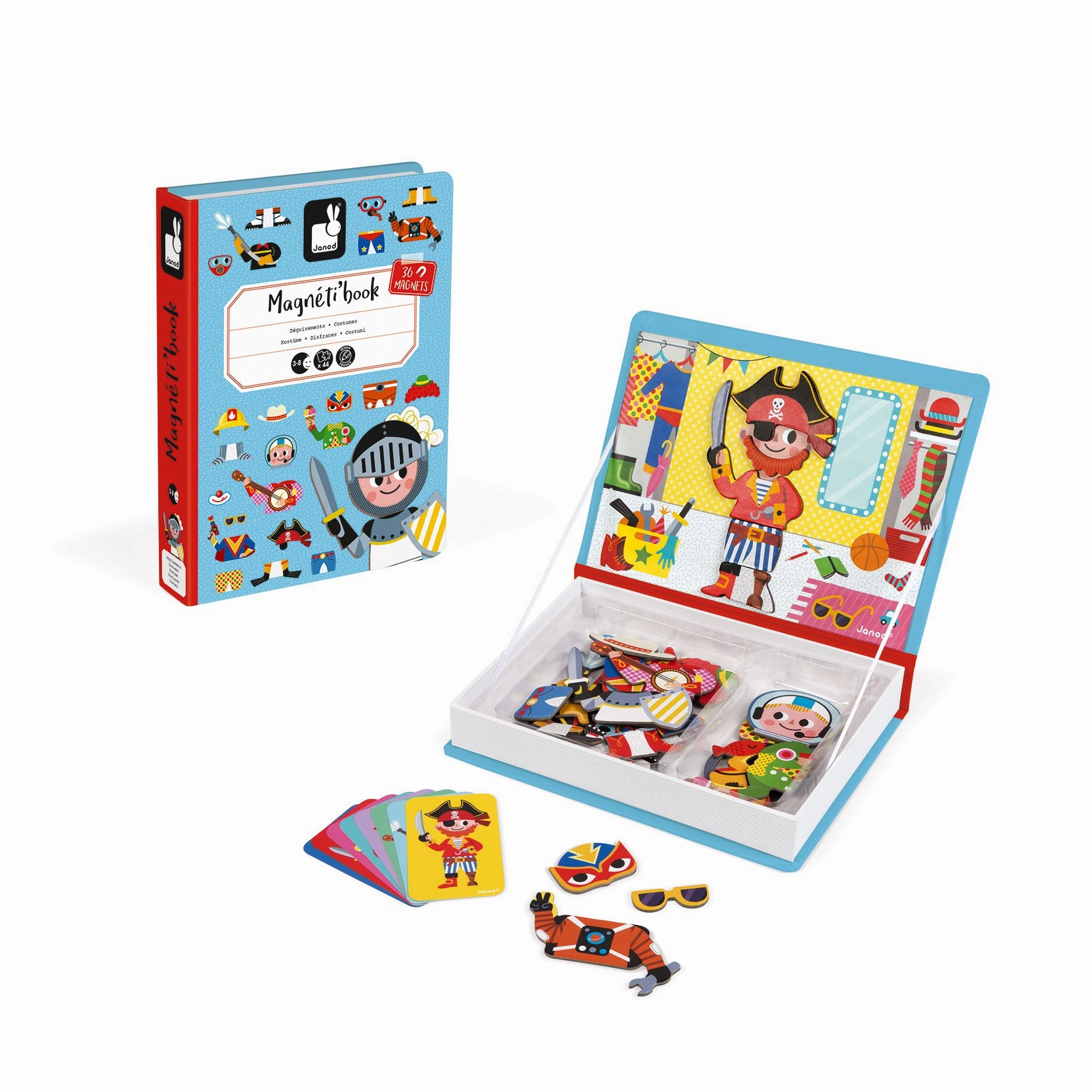 Janod Magnetibook Boys Costumes