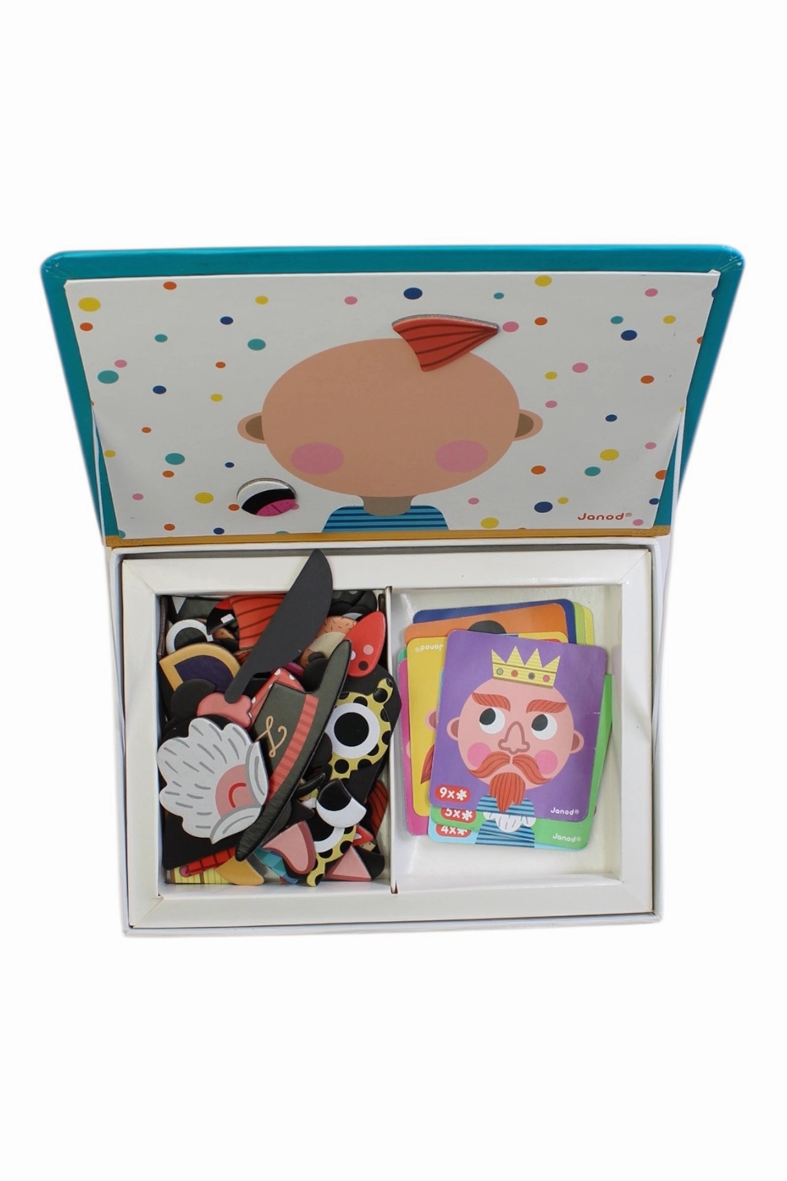 Janod Magnetibook Crazy Faces 3-8Y